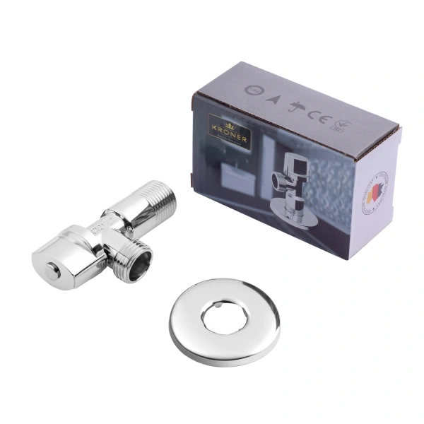 Кран приладовий Kroner KRP Eckventil C201 1/2"х1/2"