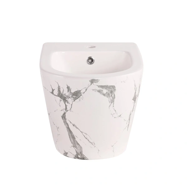 Біде підвісне Qtap Robin 515x370x350 мм, Marble