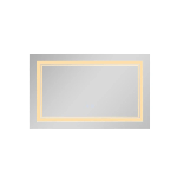 Дзеркало Qtap Cardinal (CA1) 800х500 з LED-підсвічуванням Touch, з антизапотіванням, з димером, рег. темп. кольору (3000-6500K)