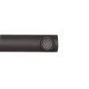 Фото Вилив для систем прихованого монтажу Qtap Vytok 240 мм округлий Black Matt