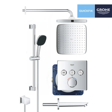 Фото Душова система прихованого монтажу Grohe QuickFix SmartControl