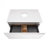 Тумба підвісна Qtap Robin 800х476х437 White/Whitish oak зі стільницею
