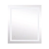 Дзеркало настінне прямокутне 700х800 з LED-підсвічуванням, з антизапотіванням Lidz Kubis
