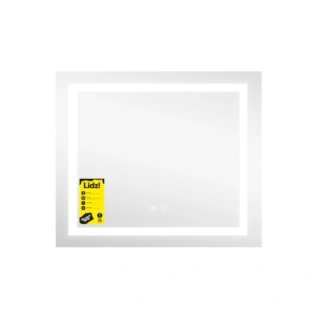 Дзеркало Lidz Kubis (KU1) 700х600 з LED-підсвічуванням Touch, з антизапотіванням, з регулюванням яскравості