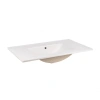 Комплект Qtap Taurus 800х580х437 White/Whitish oak підвісна тумба + раковина врізна