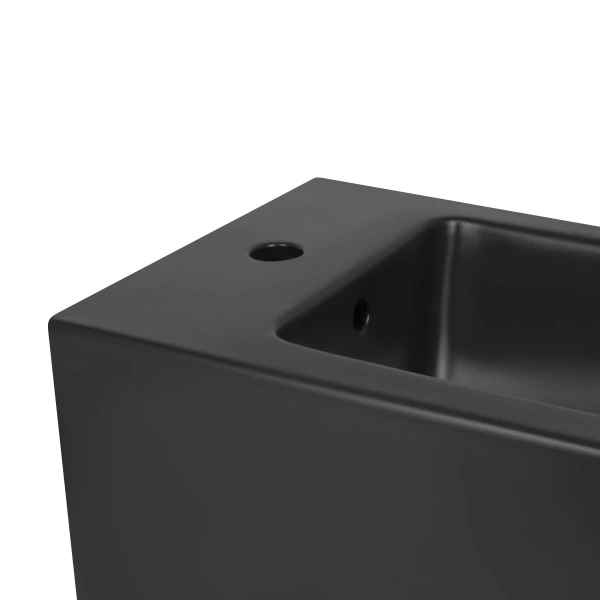 Біде підвісне Qtap Tern New 515x350x320 мм Matt Black