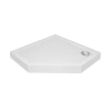 Душовий піддон Qtap Diamond 90x90x12 см + сифон