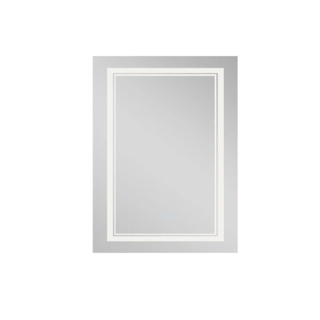 Дзеркало Qtap Cardinal 600х800 з LED-підсвічуванням Touch, з антизапотіванням, з димером, рег. темп. кольору (3000-6500K)