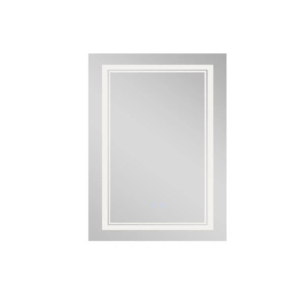 Дзеркало Qtap Cardinal 600х800 з LED-підсвічуванням Touch, з антизапотіванням, з димером, рег. темп. кольору (3000-6500K)