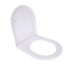 Сидіння для унітаза підлогового (Dove) 425×363×30 мм, White, з мікроліфтом, Slim Duroplast, Quick Release Qtap