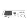 Фото Душова система з виливом у кольорі хром Qtap Gemini