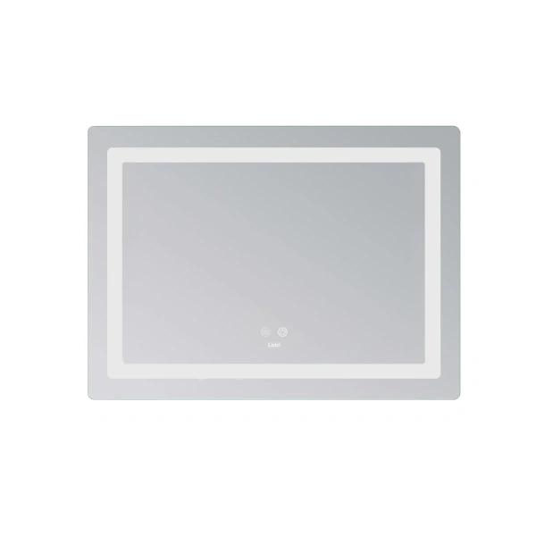 Дзеркало Lidz Kubis (KU2) 700х500 з LED-підсвічуванням Touch, з антизапотіванням, з регулюванням яскравості