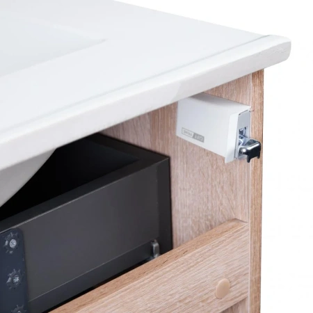 Комплект Qtap Taurus 700х800х437 Whitish oak тумба для пола + раковина врізна