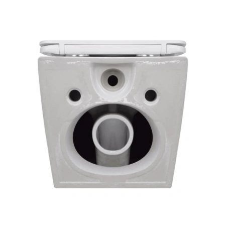 Унітаз підвісний Jay Rimless 485×360×320 мм, White, з сидінням Slim Duroplast/ Soft-close/ Quick Relase Qtap