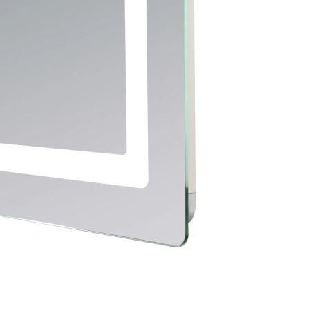 Дзеркало Lidz Kubis (KU2) 1200х800 з LED-підсвічуванням Touch, з антизапотіванням, з регулюванням яскравості