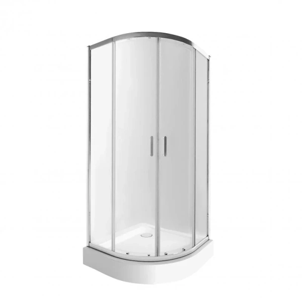 Набір Qtap душова кабіна Taurus Clear + піддон Uniarc
