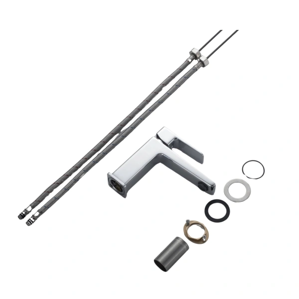 Змішувач латунний для раковини Lidz Orion (хром)