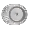 Кухонна мийка Lidz 5745 Satin 0,8 мм