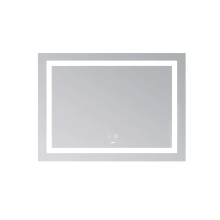 Дзеркало Lidz Kubis (KU1) 700х500 з LED-підсвічуванням Touch, з антизапотіванням, з регулюванням яскравості