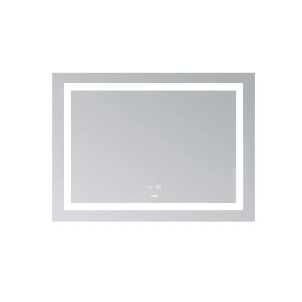 Дзеркало Lidz Kubis (KU1) 700х500 з LED-підсвічуванням Touch, з антизапотіванням, з регулюванням яскравості