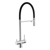 Фото Змішувач для кухні на дві води з гнучким виливом Kroner Klassisch