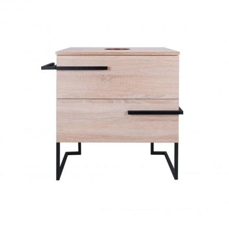 Тумба для підлоги Qtap Taurus 600х616х437 Whitish oak зі стільницею