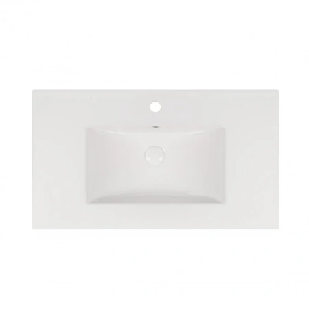 Комплект Qtap Taurus 800х580х437 White/Whitish oak підвісна тумба + раковина врізна