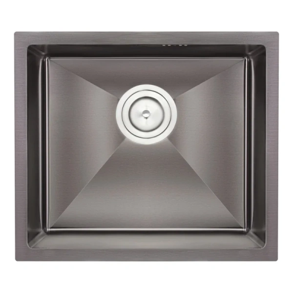 Кухонна мийка (чорна) Qtap D4843BL 2.7/1.0 мм