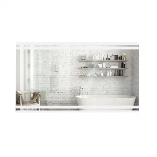 Дзеркало Qtap Mideya Classic 1400х700 з LED-підсвічуванням