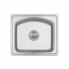 Кухонна мийка Qtap 4842 Satin 0,8 мм