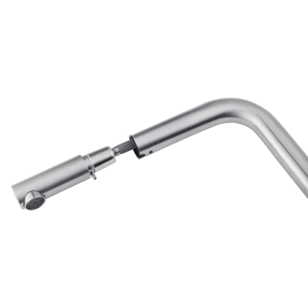 Змішувач для кухні з висувним виливом Kroner KRP Edelstahl Klassisch - ESG03917