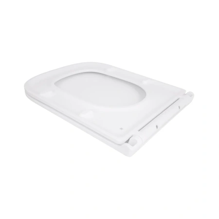 Сидіння для унітазу Qtap (Gemini 490) 428x344x37,5 мм, White, з мікроліфтом, Slim Duroplast, Quick Release