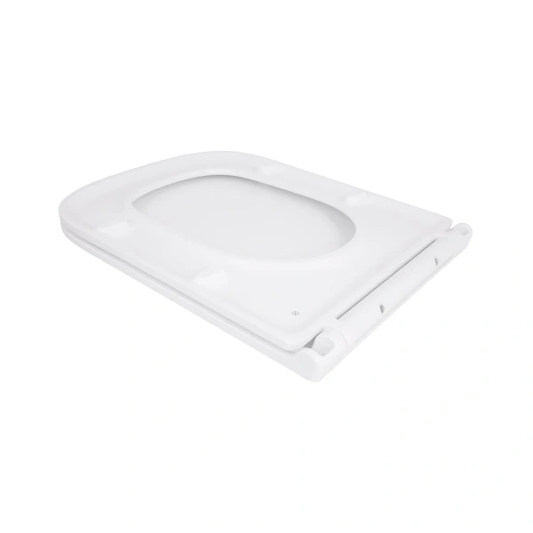Сидіння для унітазу Qtap (Gemini 490) 428x344x37,5 мм, White, з мікроліфтом, Slim Duroplast, Quick Release