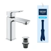 Фото Змішувач для раковини Grohe QuickFix Dice M-Size з донним клапаном