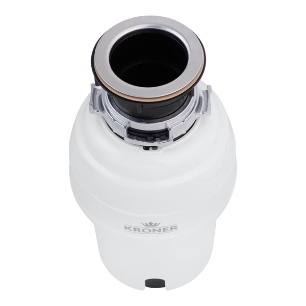 Фото Подрібнювач харчових відходів Kroner KRP Kaiman WHI - 550W