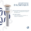 Раковина накладная Qtap Cardinal 500х380х140 мм, Beige, прямоугольная, с донным клапаном