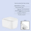 Готове рішення Qtap для ванної кімнати: підвісний унітаз Gemini Ultra Quiet 485×340×350 + комплект інсталяції Nest 4 в 1 (лінійна клавіша Matt Black)