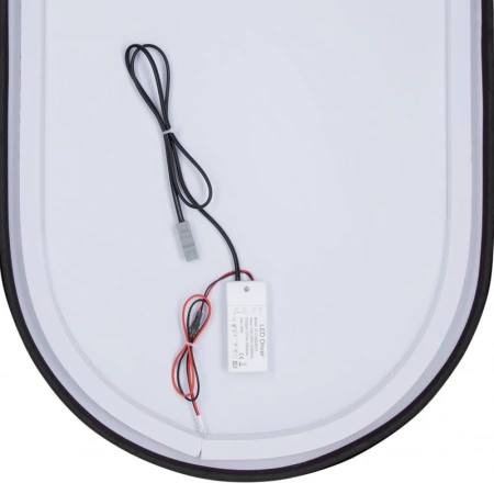Дзеркало настінне овальне LED Qtap Scorpio 500х900