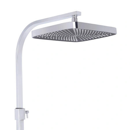 Фото Душова система термостатична (з виливом) з регулюванням висоти Qtap Swan Cascada