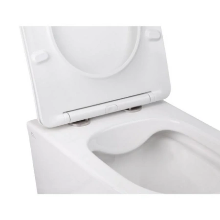 Комплект унітаз з сидінням Qtap Swan WHI + інсталяція Grohe Rapid SL + набір для гігієнічного душу