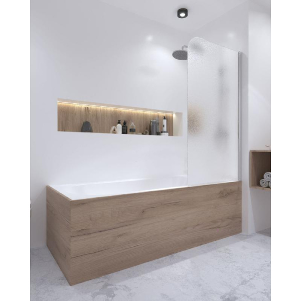 Штора на ванну Qtap Standard