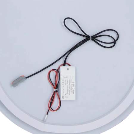 Дзеркало настінне овальне, LED Lidz 500х900 Qtap Scorpio
