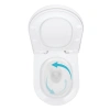 Унітаз підвісний Qtap Robin ML Ultra Quiet 490x365x325 мм, з сидінням Soft-close MagLock, White