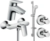 Набір змішувачів 4 в 1 HANSGROHE LOGIS 70