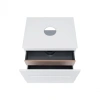Тумба підвісна Qtap Virgo 600х476х469 White/Whitish oak зі стільницею