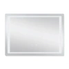 Дзеркало настінне прямокутне LED Qtap Mideya з антизапітнінням 700х500