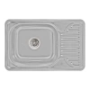 Кухонна мийка Lidz 6642 Micro Decor 0,8 мм