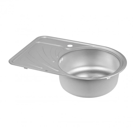 Фото Кухонна мийка Qtap 6744R Micro Decor 0,8 мм