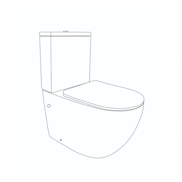 Унітаз підлоговий Qtap Jay Ultra Quiet з сидінням Soft-close 640x360x835 мм White