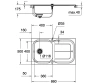 Фото Мийка для кухні з ексцентриком GROHE K-SERIES K 300
